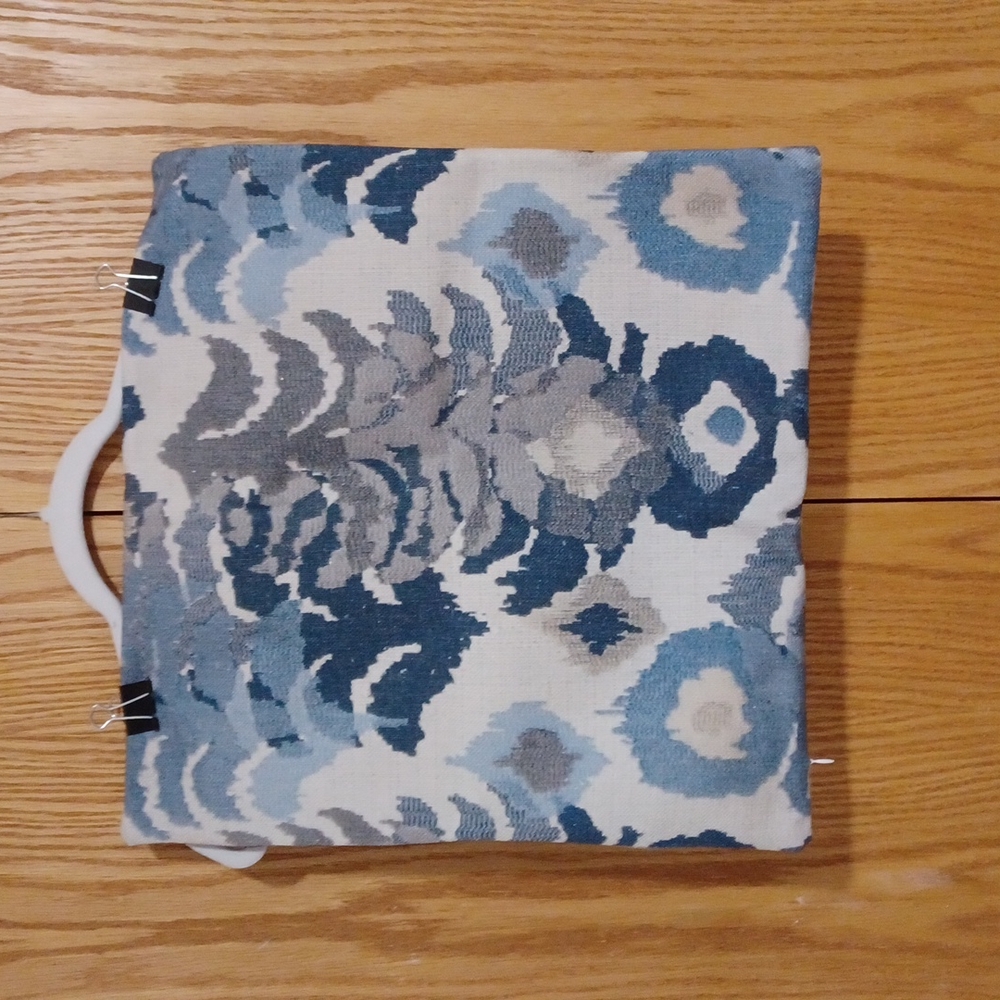 17x17 Pillow cover (1) in ikat print